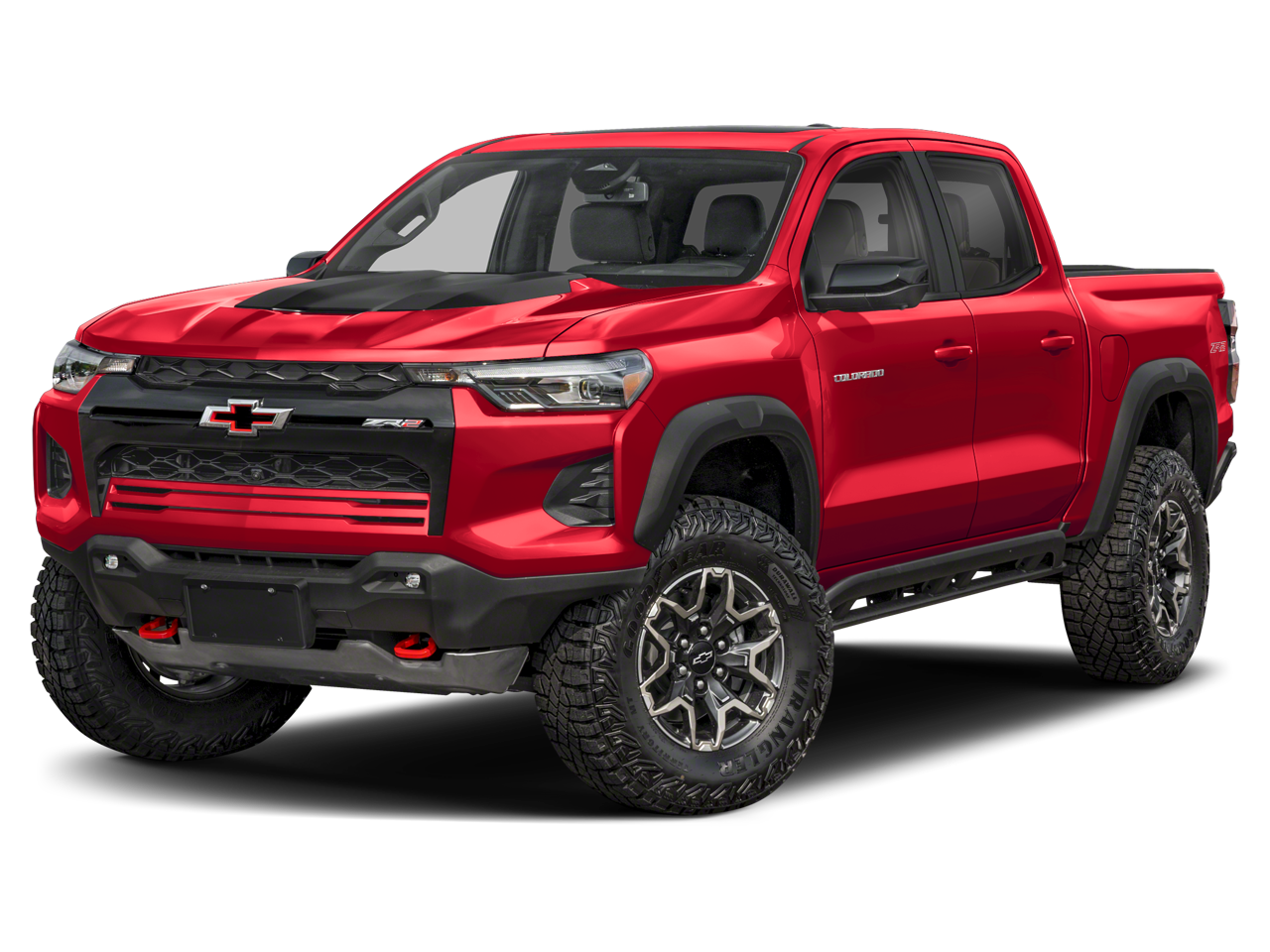 2024 Chevrolet Colorado ZR2 in Black — front three-quarter view