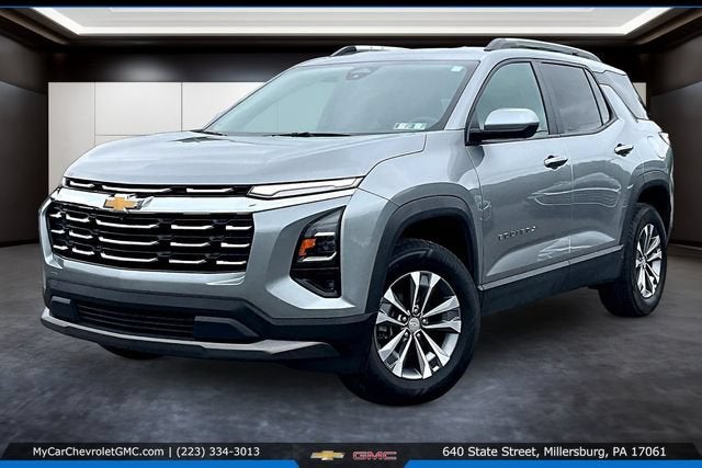 2025 Chevrolet Equinox LT in Sterling Gray Metallic — front three-quarter view